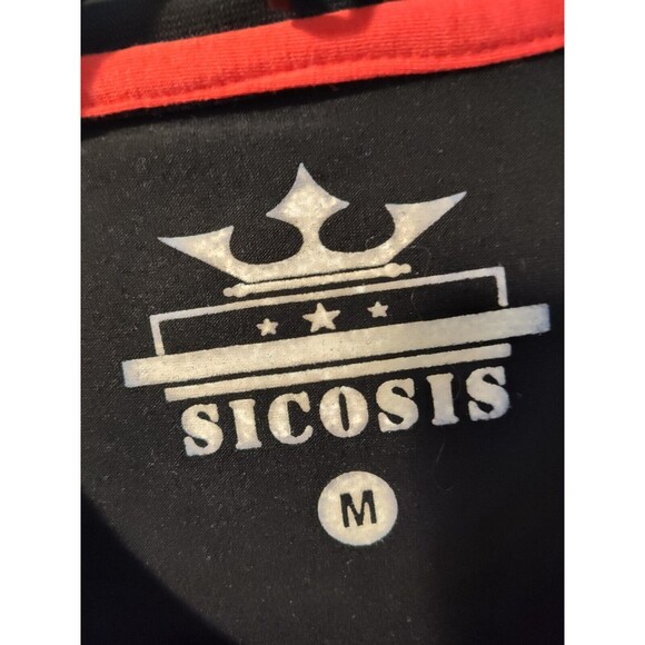 Sicosis T Rari Mens Medium T Shirt Raised Gold 21 Black Red Fast Shipping USA - Picture 15 of 16